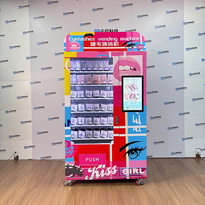 2021 Yunyin Technology Smart Eyelashes & Beauty Vending Machine (1)