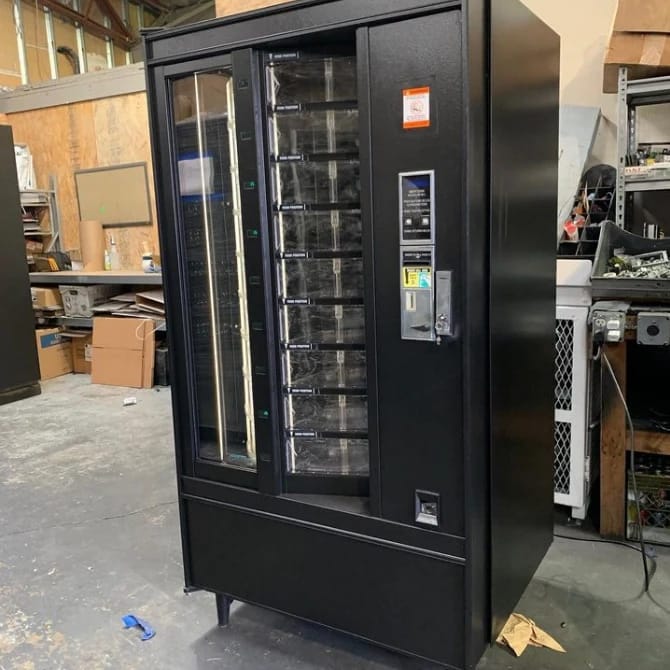 Crane National Shoppertron 431 432 Carousel Cold Food Vending Machine (2)